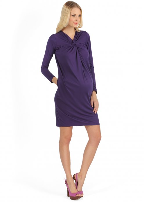 Платье "София" для беременных фиолетовый