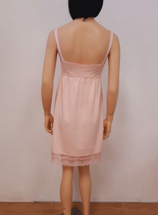 Ночная сорочка Кайли для беременных и кормящих розовый меланж