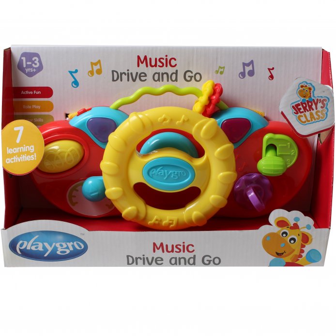 Развивающая игрушка Playgro Музыкальный руль от 12 мес
